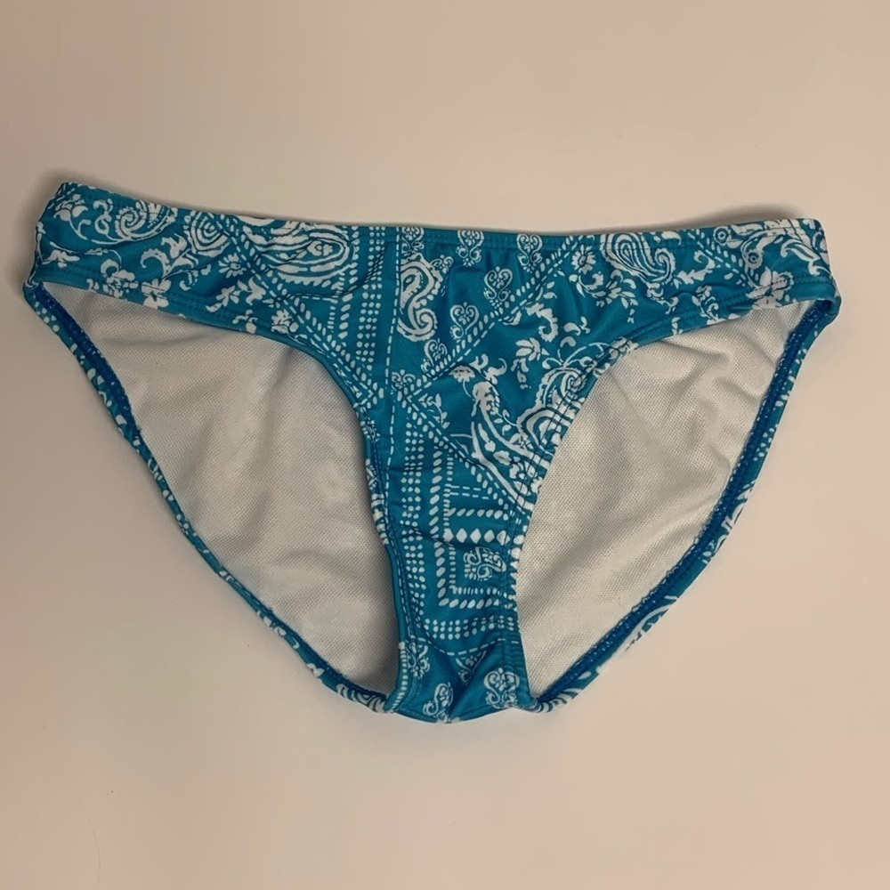 PSNY | Juniors Size 14 | Blue/White Paisley | Swim Bottom